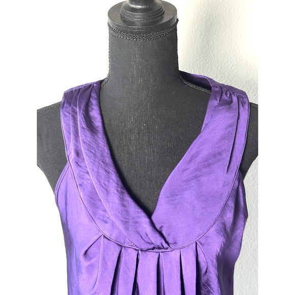 Women's Willi Smith Purple Sleeveless Top Blouse Size M - Picture 5 of 16